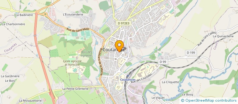 localisation de l'entreprise COMITE DEPT MANCHE FEDERAT SPORT CULTUR  COUTANCES