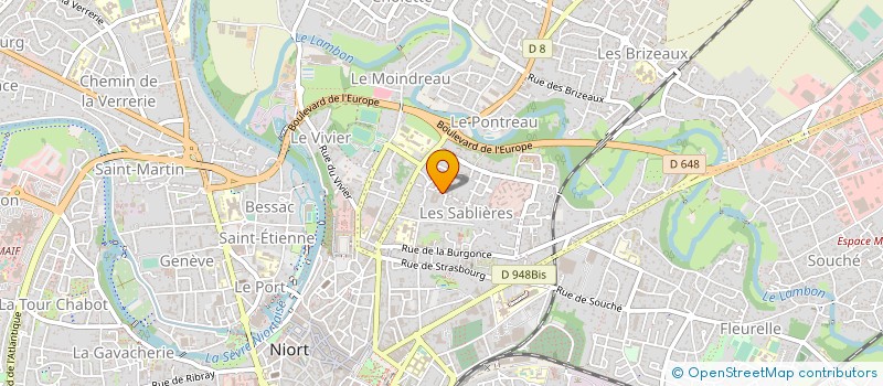 localisation de l'entreprise COMITE DEPT MEDAILLES JEUNESSE SPORTS 79  NIORT