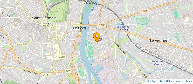 localisation de l'entreprise COMITE DEPT MOTOCYCLISTE DES YVELINES  LE PECQ