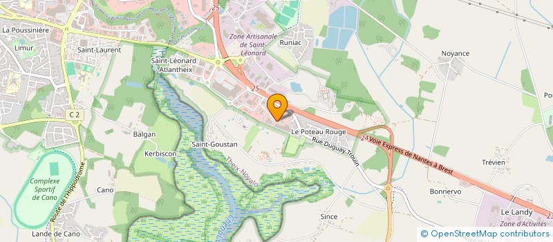 localisation de l'entreprise COMITE DEPT OLYMPIQUE SPORTIF MORBIHAN à THEIX-NOYALO