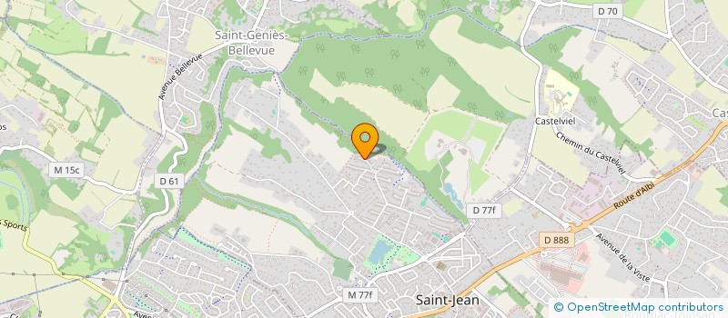 localisation de l'entreprise COMITE DEPT TRIATHLON HAUTE GARONNE  SAINT-JEAN