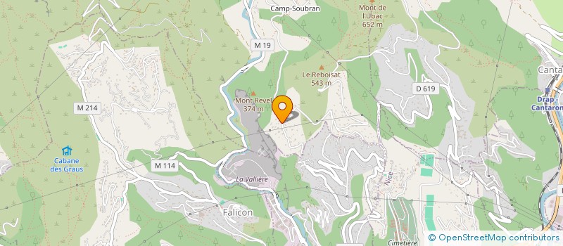 localisation de l'entreprise COMITE DEPTAL DE BOXE  TOURRETTE-LEVENS