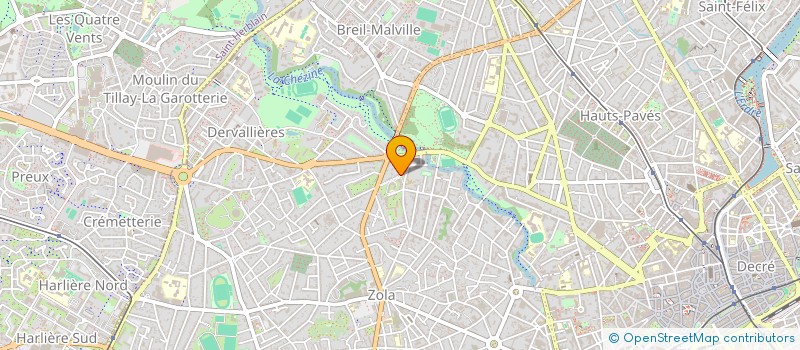 localisation de l'entreprise COMITE DES 40 DE NANTES  NANTES