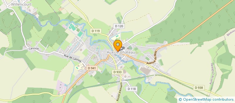 localisation de l'entreprise COMITE DES ACPG CATM TOE ET VEUVES D'AUXI LE CHATEAU à AUXI-LE-CHATEAU