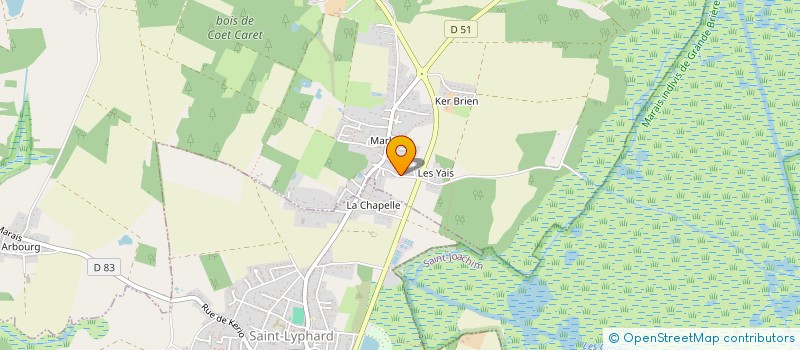 localisation de l'entreprise COMITE DES AMIS DU PLAISIR à HERBIGNAC