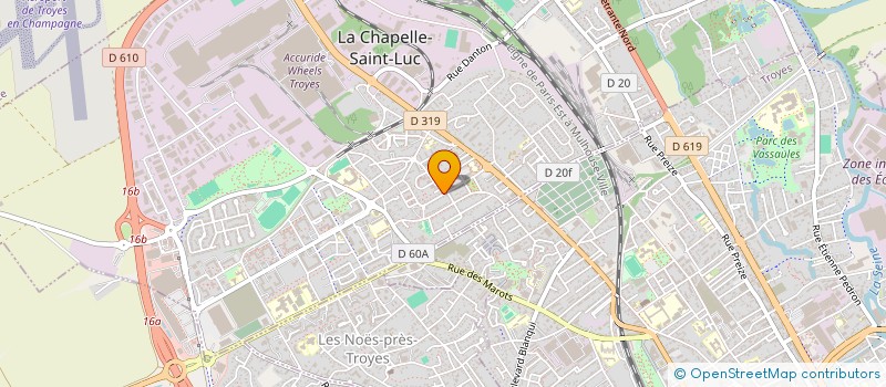 localisation de l'entreprise COMITE DES ANCIENS à LA CHAPELLE-SAINT-LUC