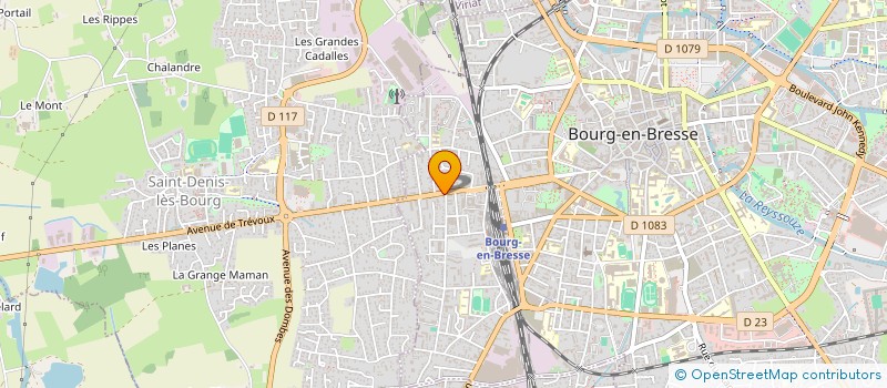 localisation de l'entreprise COMITE DES ANCIENS COMBATTANTS FRANCAIS MAROCAINS DE BOURG-EN-BRESSE à BOURG-EN-BRESSE