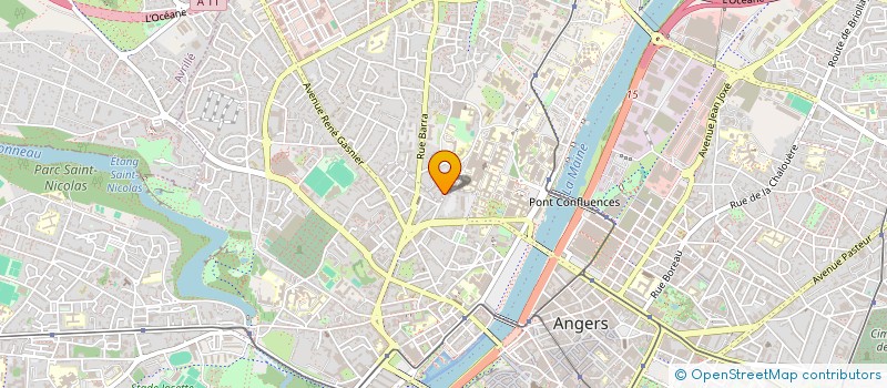 localisation de l'entreprise COMITE DES ANCIENS DE RECULEE à ANGERS