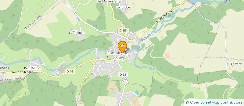 localisation de l'entreprise COMITE DES ANIMATIONS BOURGUIFONTINES  FONTAINE-LE-BOURG