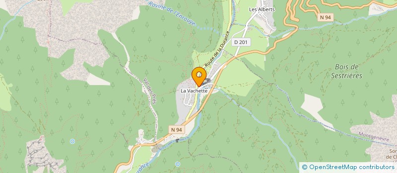 localisation de l'entreprise COMITE DES ANIMATIONS NORDIQUE VAL CLAREE MONTGENEVRE à MONTGENEVRE