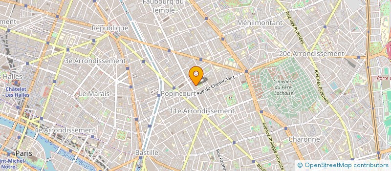 localisation de l'entreprise COMITE DES AUDITEURS ACTIFS DU CLUB MAURICE RADIO LIBRE à PARIS