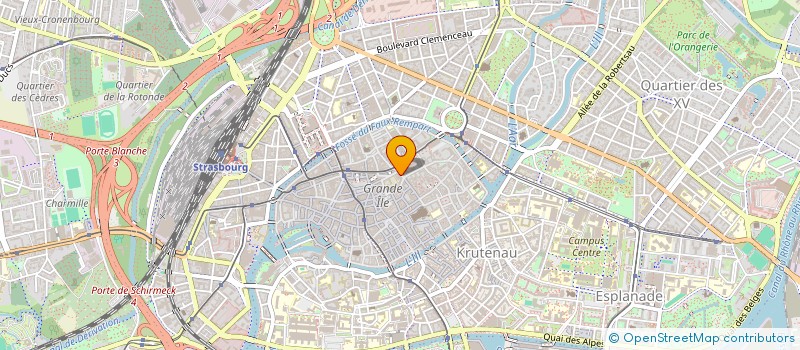 localisation de l'entreprise COMITE DES BANQUES DU BAS RHIN à STRASBOURG