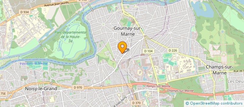 localisation de l'entreprise COMITE DES BENEVOLES DE GOURNAY SUR MARNE  GOURNAY-SUR-MARNE