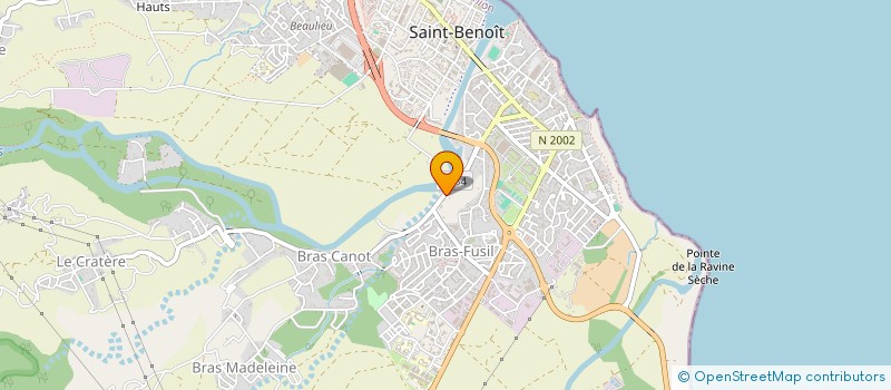 localisation de l'entreprise COMITE DES CHOMEURS CHEMIN BRAS CANOT à SAINT-BENOIT