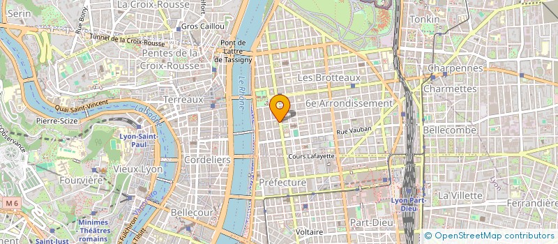 localisation de l'entreprise COMITE DES COMMERCANTS SAXE ST POTHIN à LYON