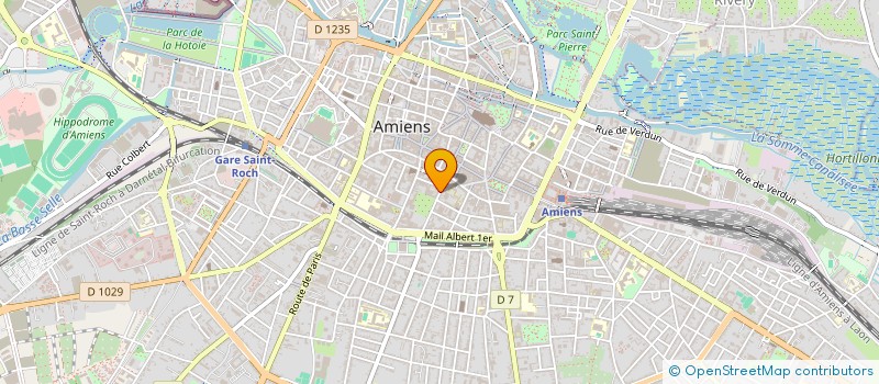 localisation de l'entreprise COMITE DES DEMOCRATES CEDRA à AMIENS