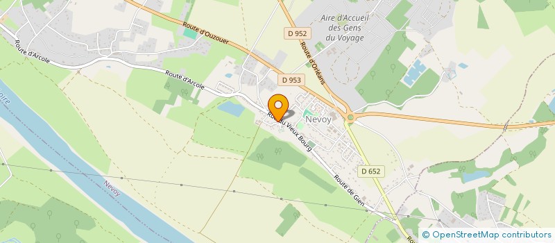 localisation de l'entreprise COMITE DES EMPLOYES MUNICIPAUX DE NEVOY  NEVOY