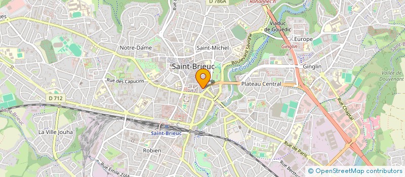 localisation de l'entreprise COMITE DES ENFANTS ET ANCIENS ENFANTS DE LA PROTECTION DE L'ENFANCE  SAINT-BRIEUC