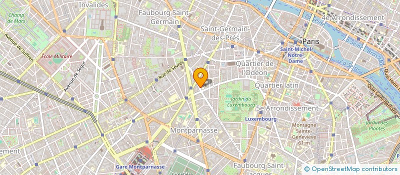 localisation de l'entreprise COMITE DES ETUDIANTS DE LA FACULTE DE DROIT CANONIQUE DE PARIS  PARIS