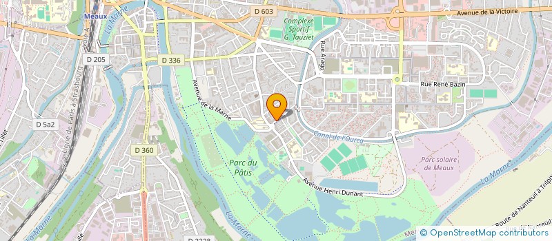 localisation de l'entreprise COMITE DES ETUDIANTSDE L'I.F.S.I. DE MEAUX à MEAUX