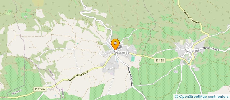 localisation de l'entreprise COMITE DES FESTEJAIRES DE CESSERAS  CESSERAS