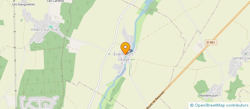 localisation de l'entreprise COMITE DES FESTIVITES  TRIE-CHATEAU