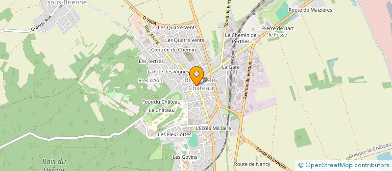 localisation de l'entreprise COMITE DES FESTIVITES ET LOISIRS à BRIENNE-LE-CHATEAU