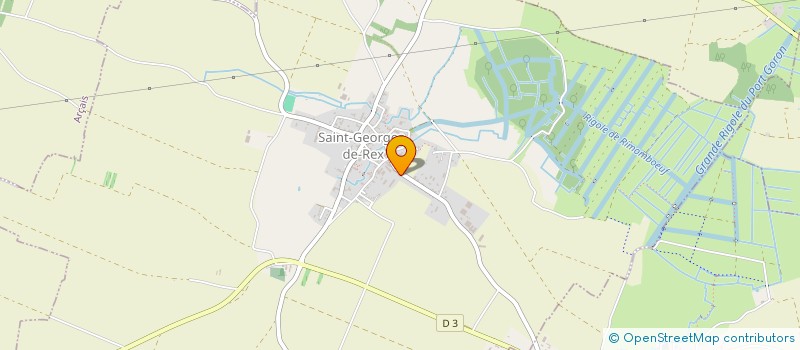 localisation de l'entreprise COMITE DES FESTIVITES REXOISES  SAINT-GEORGES-DE-REX