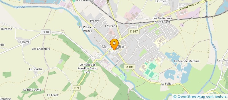 localisation de l'entreprise COMITE DES FESTIVITES VIGNERONNES ET GASTRONOMIQUES MONTOIRIENNES à MONTOIRE-SUR-LE-LOIR