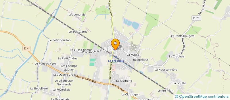 localisation de l'entreprise COMITE DES FETE DE LA FRESNAIS  LA FRESNAIS