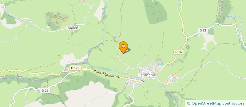 localisation de l'entreprise COMITE DES FETE SANT GENES CHAMPESPE  SAINT-GENES-CHAMPESPE