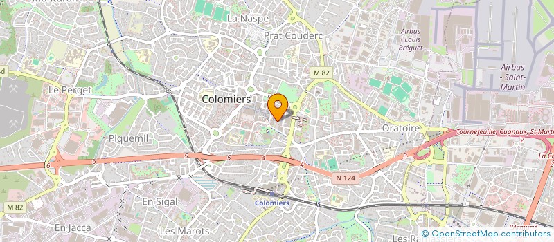 localisation de l'entreprise COMITE DES FETES à COLOMIERS
