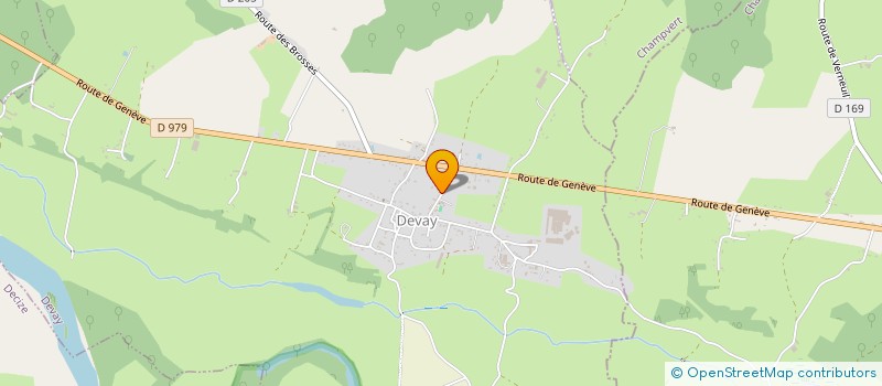 localisation de l'entreprise COMITE DES FETES à DEVAY