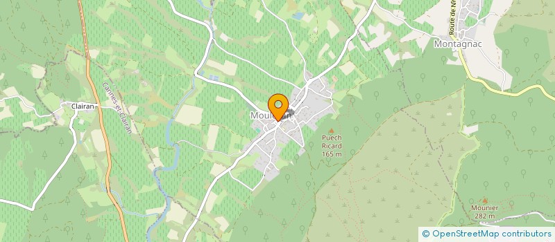 localisation de l'entreprise COMITE DES FETES 30350 SAINT JEAN DE SERRES  SAINT-JEAN-DE-SERRES