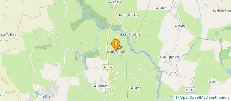 localisation de l'entreprise COMITE DES FETES à MONTHAULT