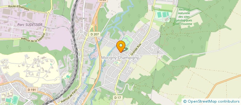 localisation de l'entreprise COMITE DES FETES à BRIERES-LES-SCELLES