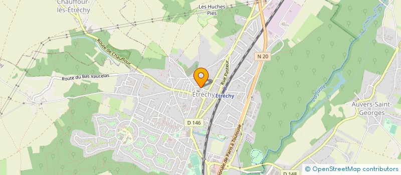 localisation de l'entreprise COMITE DES FETES à ETRECHY