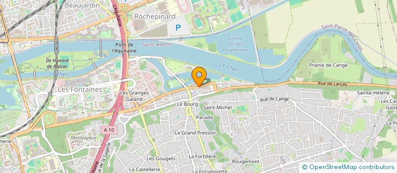 localisation de l'entreprise COMITE DES FETES à SAINT-AVERTIN
