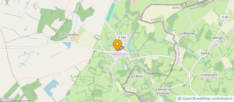 localisation de l'entreprise COMITE DES FETES à CHAILLAC