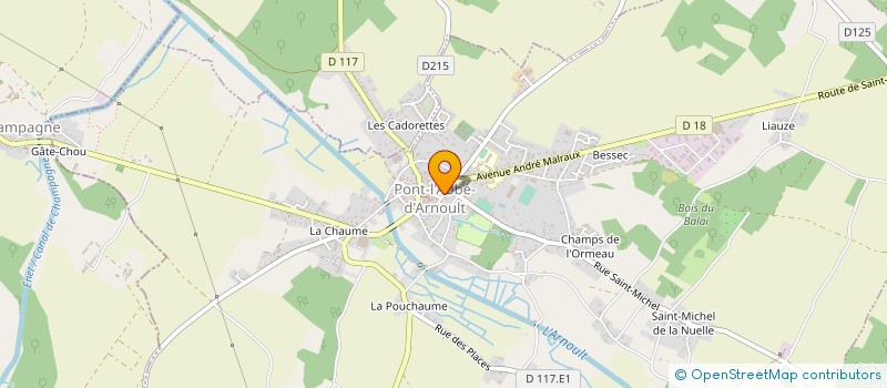 localisation de l'entreprise COMITE DES FETES  PONT-L'ABBE-D'ARNOULT