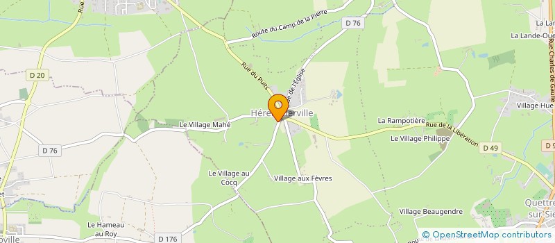 localisation de l'entreprise COMITE DES FETES à QUETTREVILLE-SUR-SIENNE