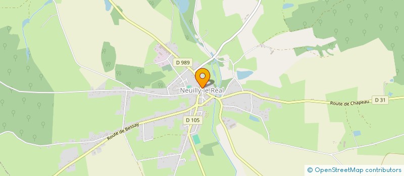 localisation de l'entreprise COMITE DES FETES à BESSAY-SUR-ALLIER