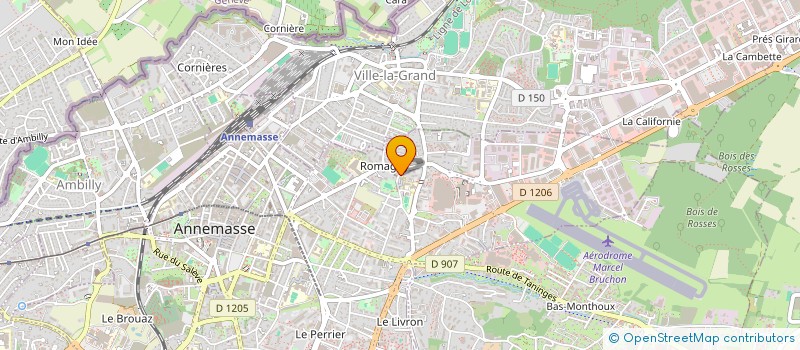 localisation de l'entreprise COMITE DES FETES à ANNEMASSE