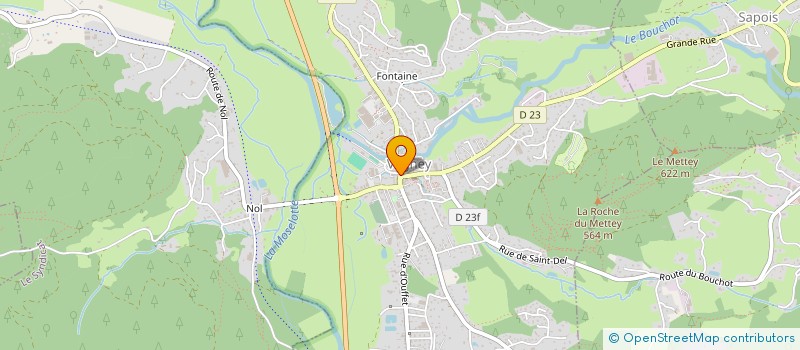 localisation de l'entreprise COMITE DES FETES  VAGNEY