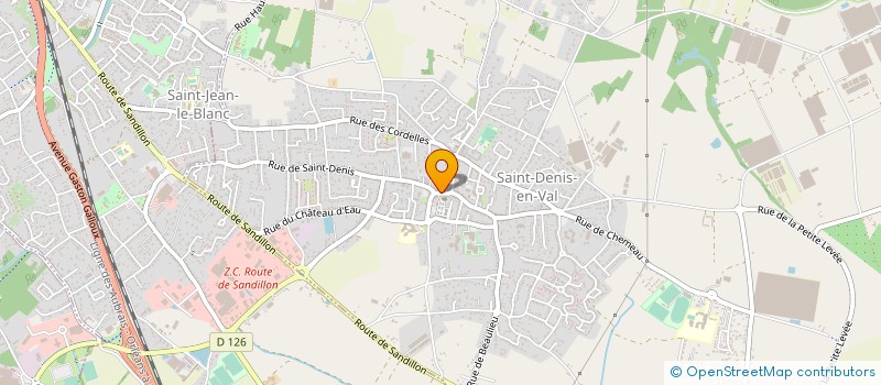 localisation de l'entreprise COMITE DES FETES à SAINT-DENIS-EN-VAL