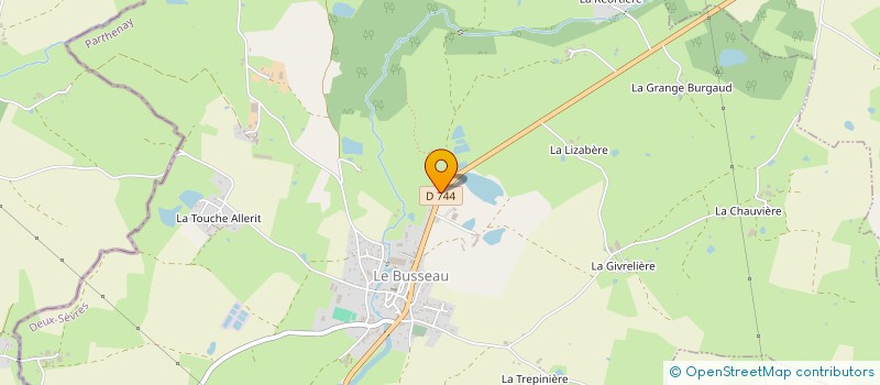 localisation de l'entreprise COMITE DES FETES  MONCOUTANT-SUR-SEVRE