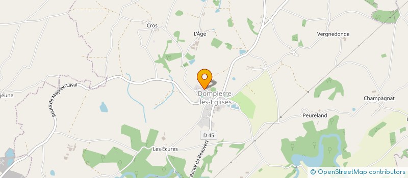 localisation de l'entreprise COMITE DES FETES à SAINT-HILAIRE-LA-TREILLE