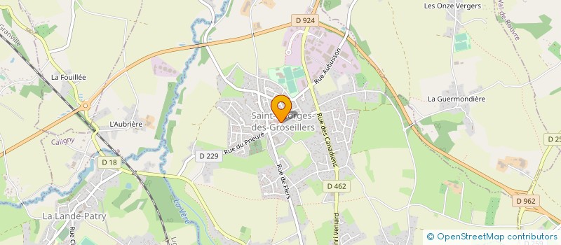 localisation de l'entreprise COMITE DES FETES à SAINT-GEORGES-DES-GROSEILLERS