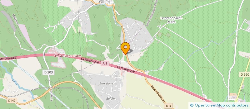 localisation de l'entreprise COMITE DES FETES à OLLIERES