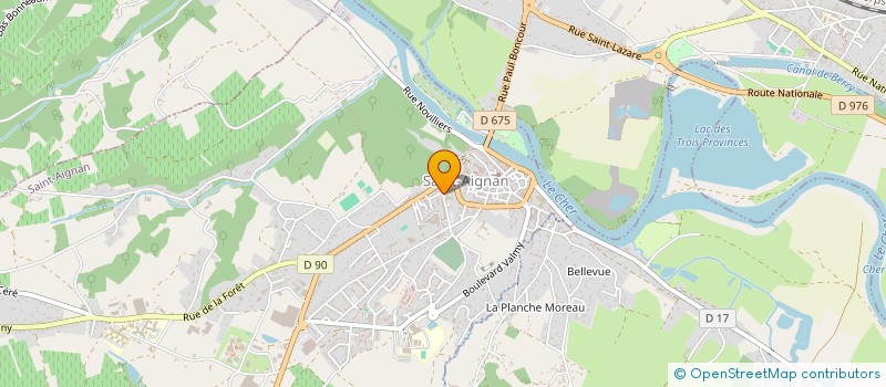 localisation de l'entreprise COMITE DES FETES à SAINT-AIGNAN